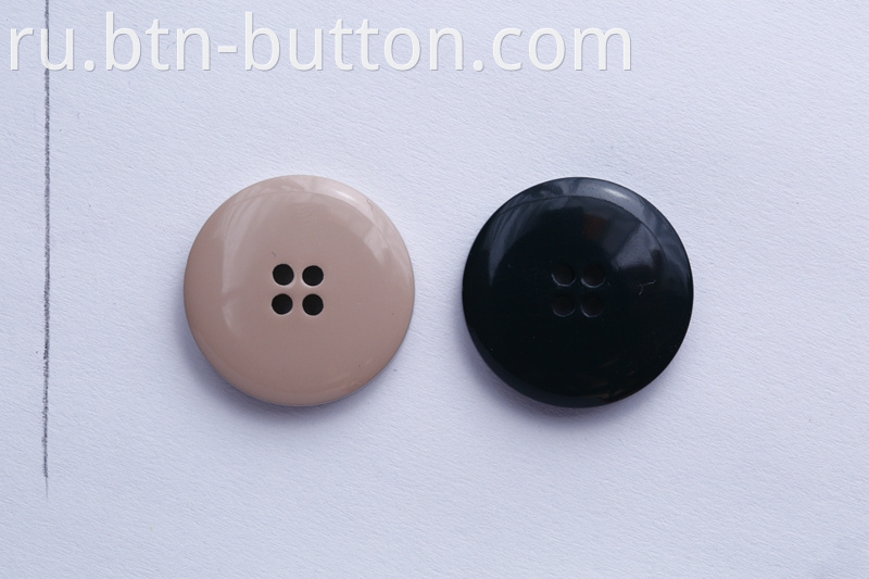 Standard four hole resin button